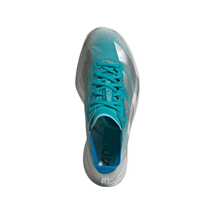 Adidas Womens Adizero Adios Pro 4 - Hi-Res Aqua/Matte Silver/Grey One - Neutral - SS26