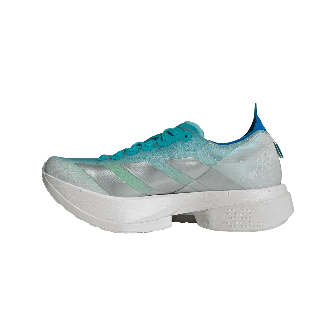 Adidas Womens Adizero Adios Pro 4 - Hi-Res Aqua/Matte Silver/Grey One - Neutral - SS26