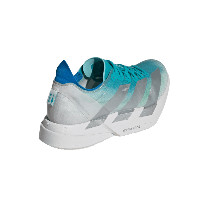 Adidas Womens Adizero Adios Pro 4 - Hi-Res Aqua/Matte Silver/Grey One - Neutral - SS26