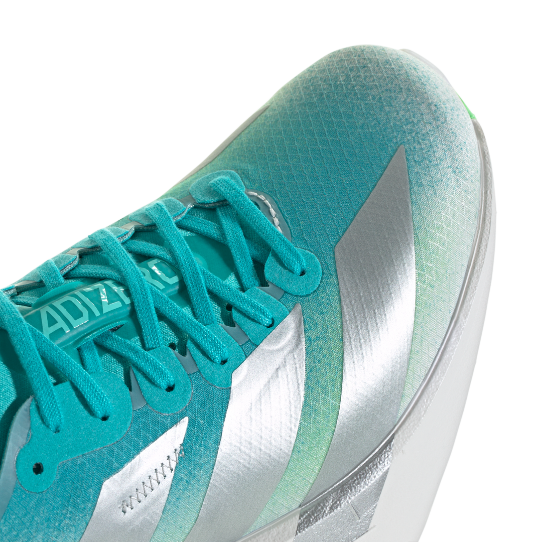 Adidas Womens Adizero Adios Pro 4 - Hi-Res Aqua/Matte Silver/Grey One - Neutral - SS26