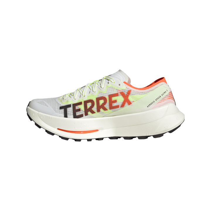 Adidas Herren Terrex Agravic Speed Ultra 2 – Wolkenweiß/Kernschwarz/Semi Impact Orange – Trail – SS26