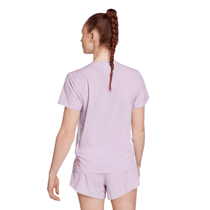 Adidas Womens Adizero Tee - Powder Plum