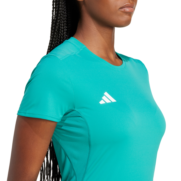 Adidas Womens Adizero Essentials T-Shirt - Glory Green