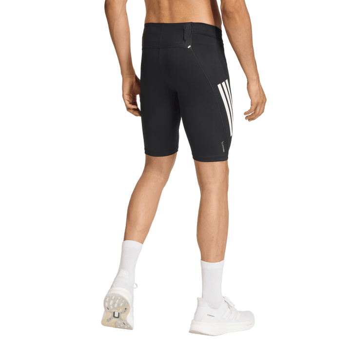 Adidas Mens ADI365 Iconic Running Short Tight - Black