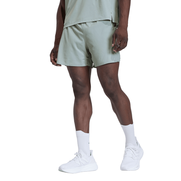Adidas Mens ADI365 Iconic 5" Running Shorts - Wonder Sage