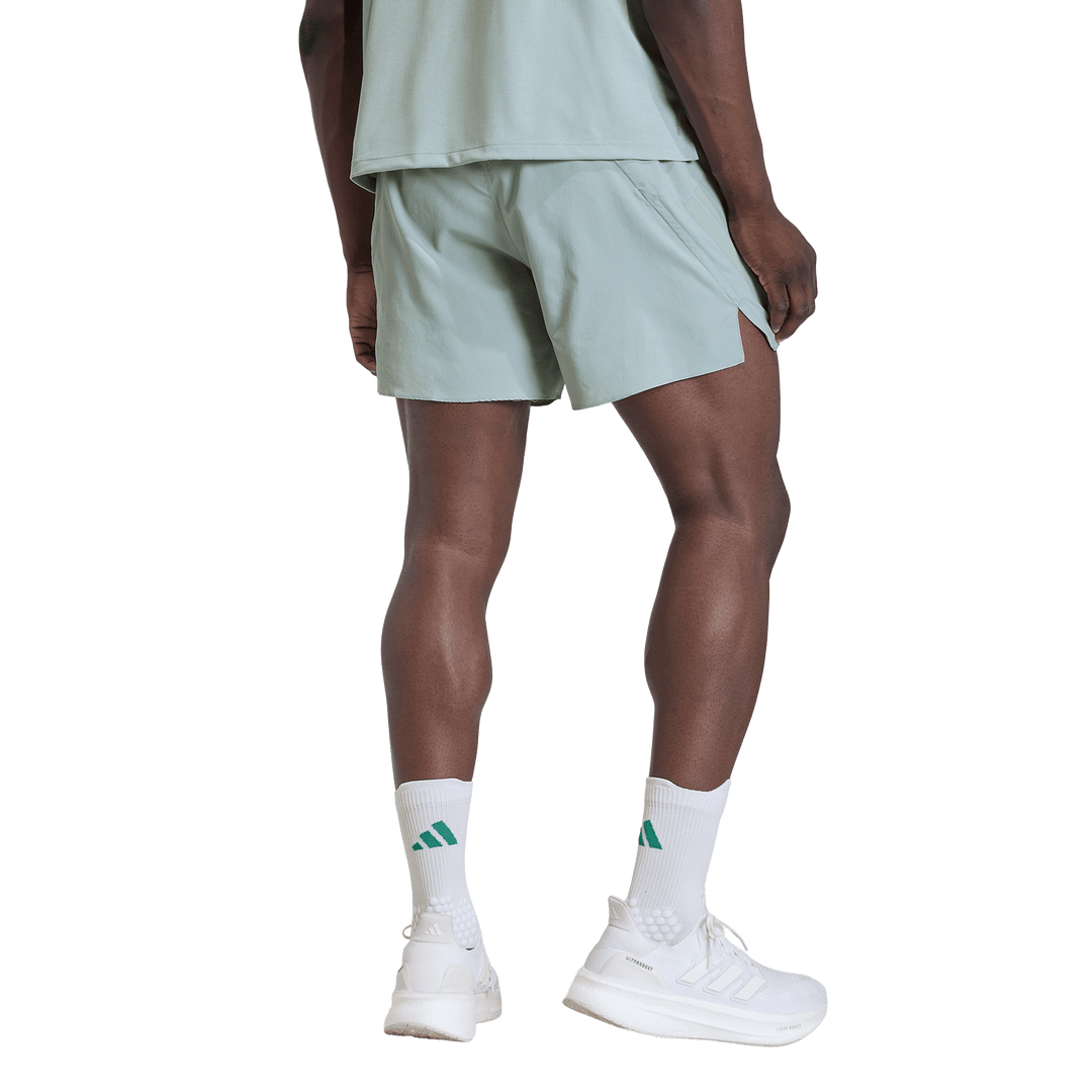 Adidas Mens ADI365 Iconic 5" Running Shorts - Wonder Sage