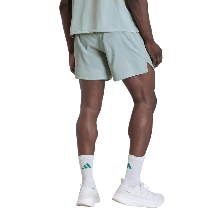 Adidas Mens ADI365 Iconic 5" Running Shorts - Wonder Sage