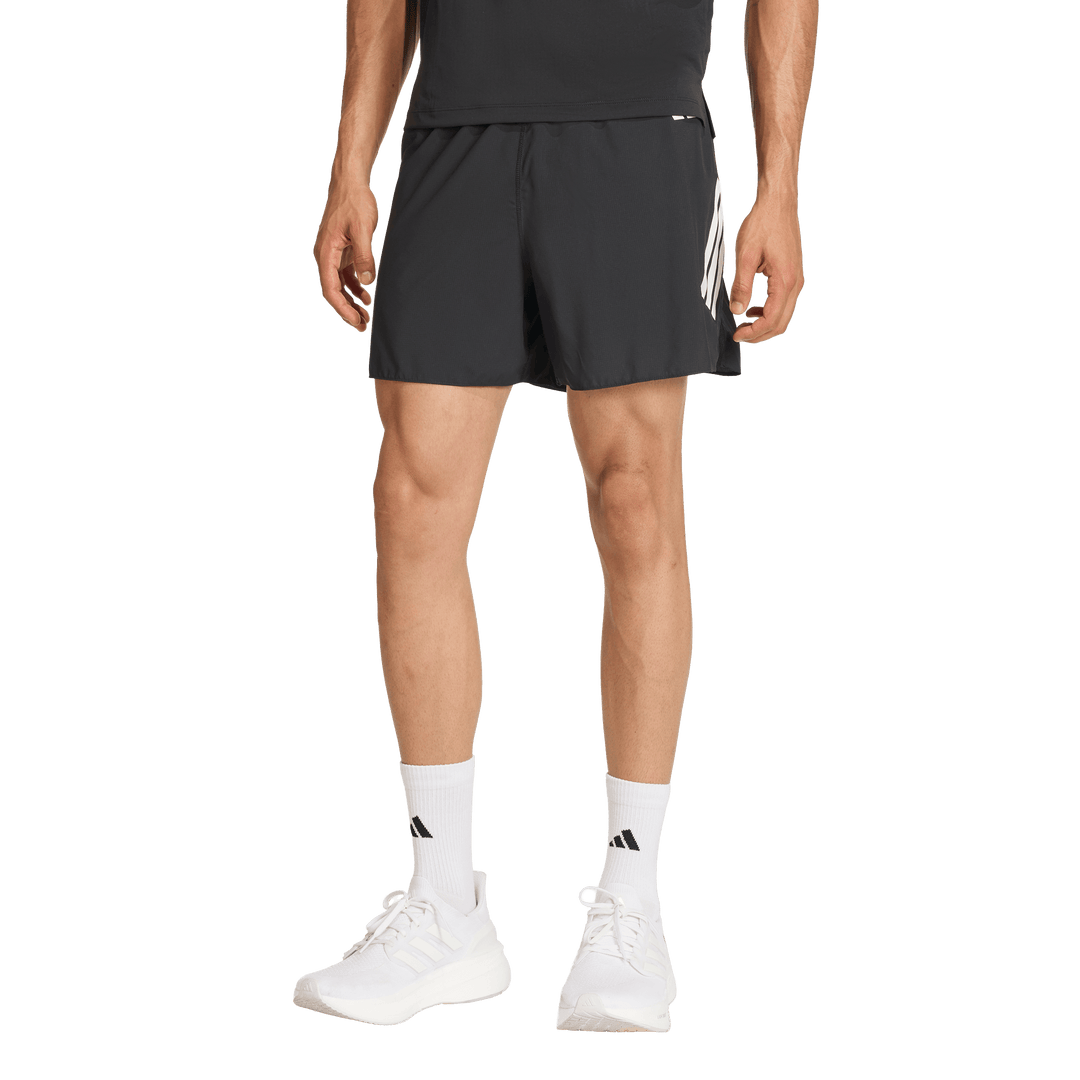 Adidas Mens ADI365 3Stripe 7" Shorts - Black