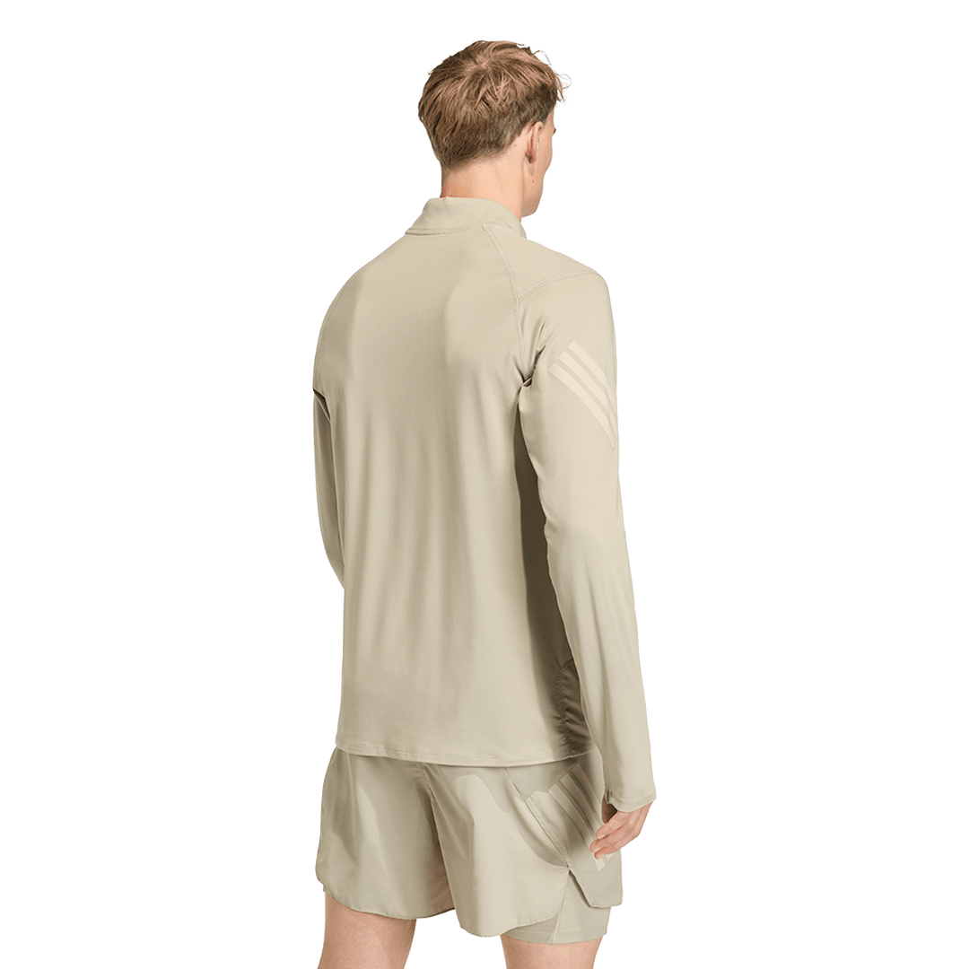 Adidas Mens ADI365 3Stripe 1/2 Zip - Wonder Cargo