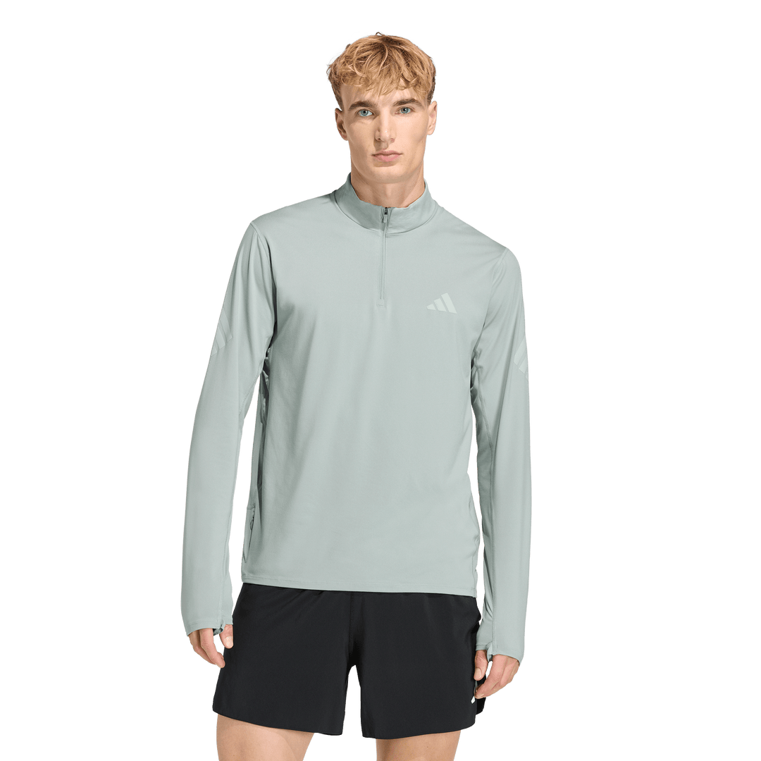 Adidas Mens ADI365 3Stripe 1/2 Zip - Wonder Sage