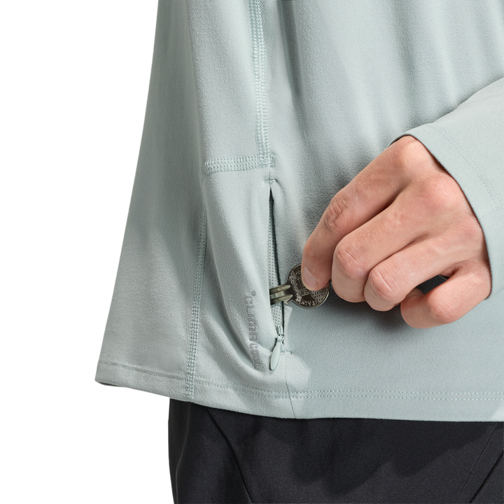 Adidas Mens ADI365 3Stripe 1/2 Zip - Wonder Sage