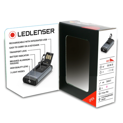 Ledlenser K4R Rechargeable Keyring Torch - Rose Gold