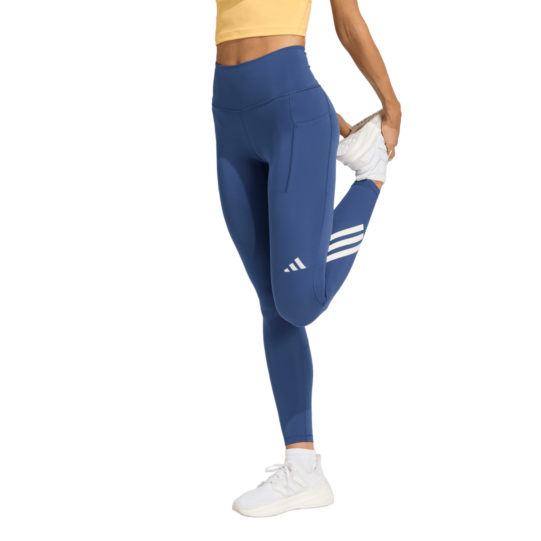 Adidas Collant femme ADI365 3 bandes pleine longueur - Tech Indigo