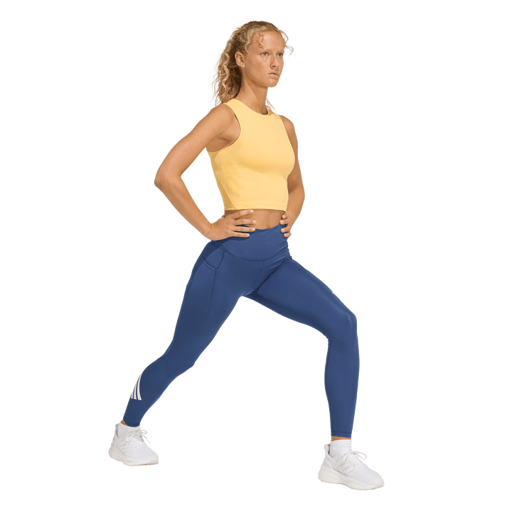 Adidas Collant femme ADI365 3 bandes pleine longueur - Tech Indigo