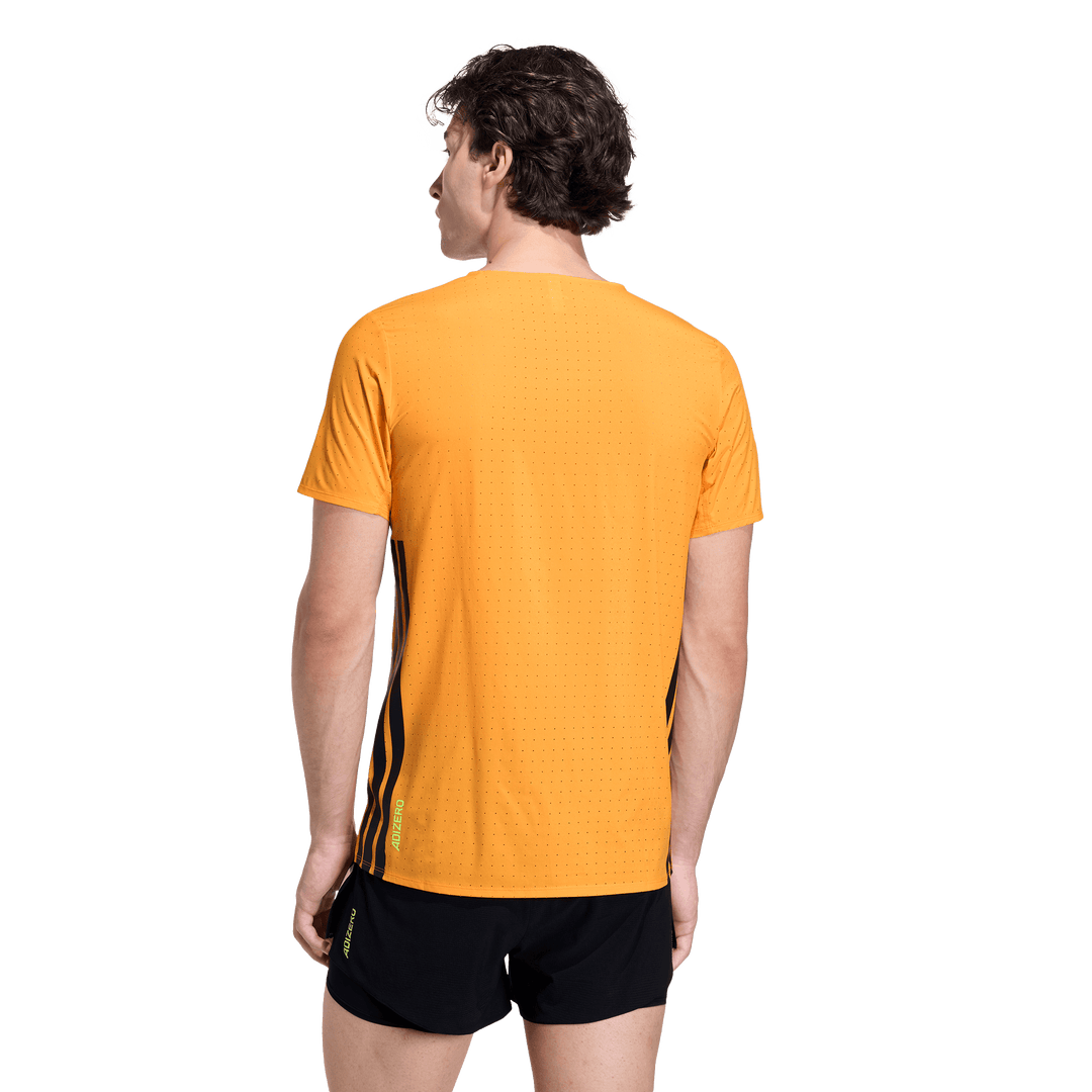 Adidas Hommes Adizero Tee - Pure Tangerine