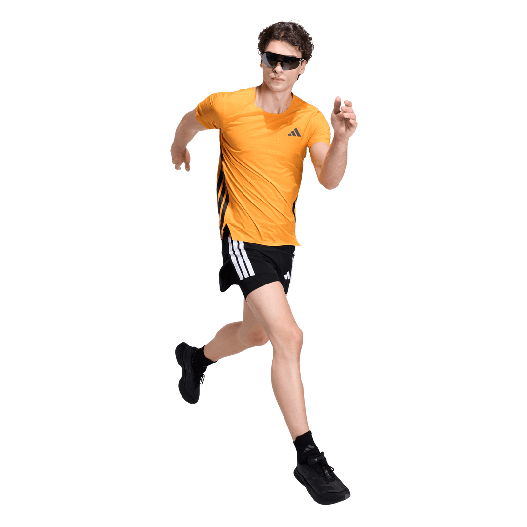 Adidas Hommes Adizero Tee - Pure Tangerine