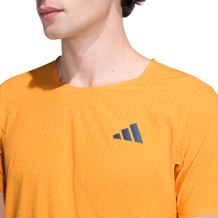 Adidas Hommes Adizero Tee - Pure Tangerine