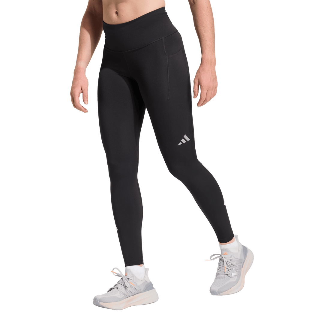 Adidas Womens ADI365 3-Stripes Full Length Tight - Black