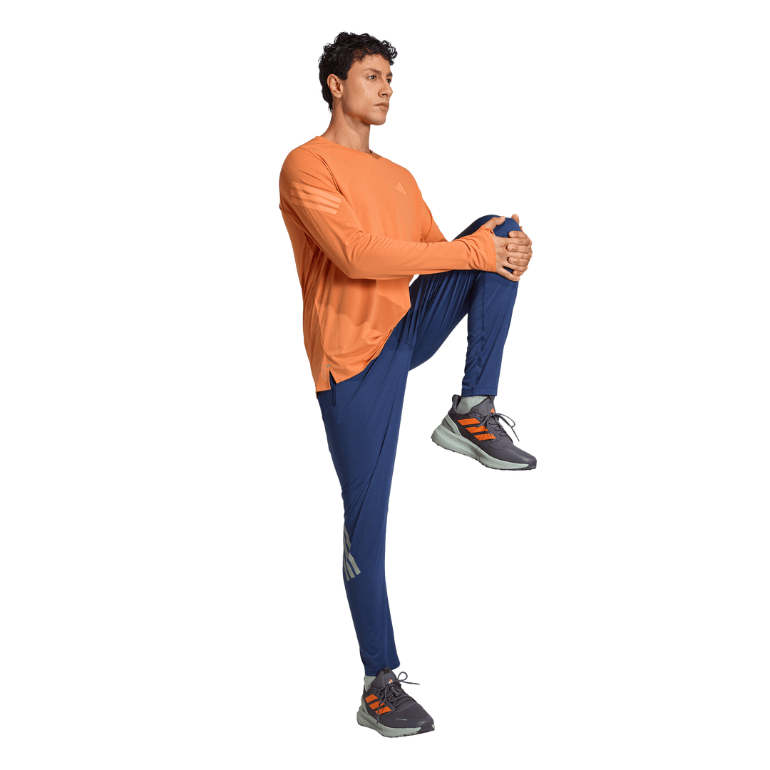 Adidas Mens ADI365 Long Sleeve Tee - Dusky Orange