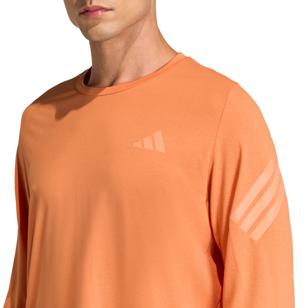 Adidas Mens ADI365 Long Sleeve Tee - Dusky Orange