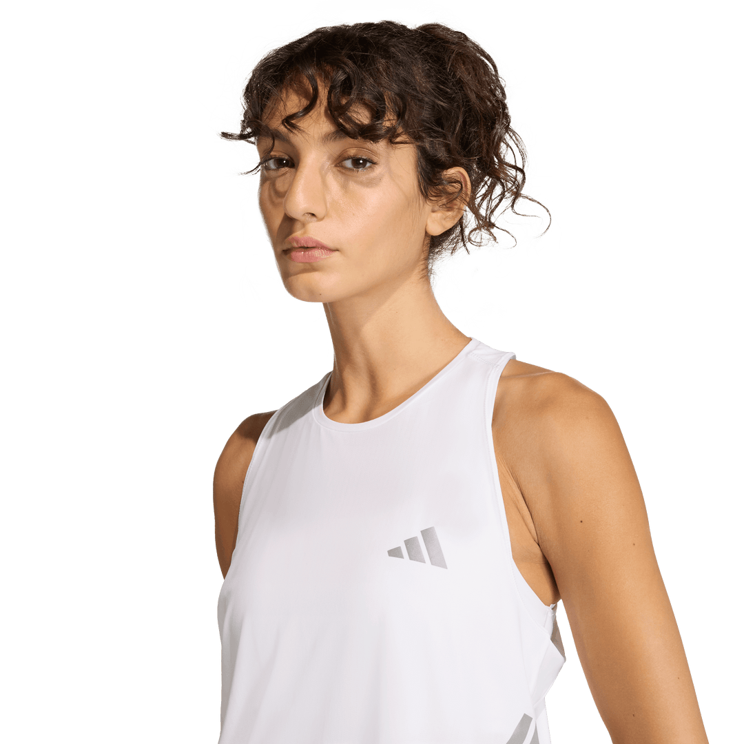Adidas Damen Iconic Tank - Weiß