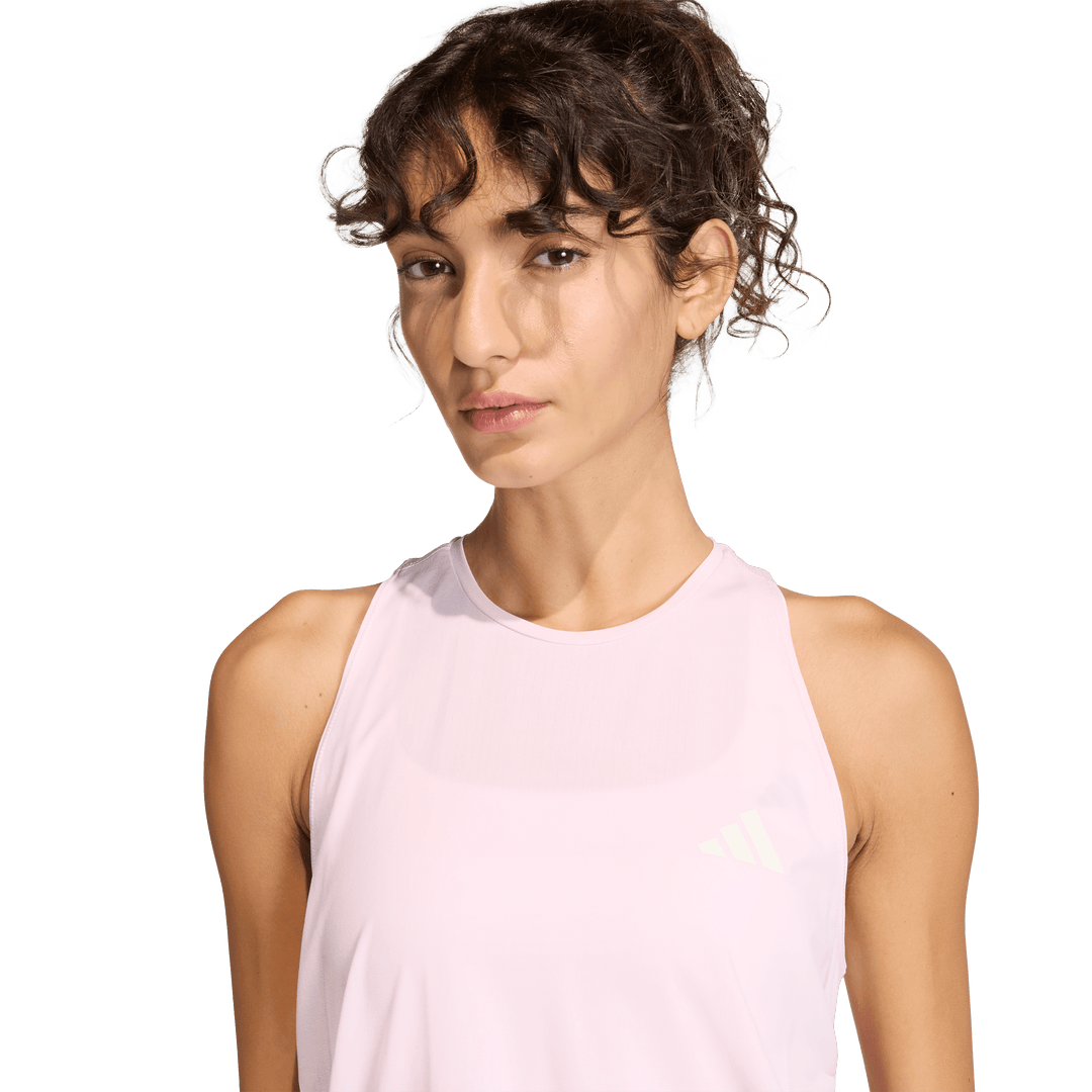 Adidas Womens Iconic Tank - Clear Pink | Run North West