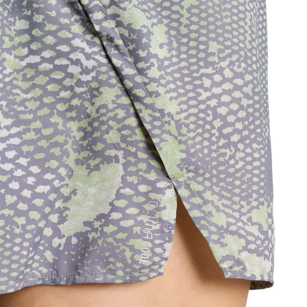 Adidas Mens ADI365 Animal Print Iconic 5" Shorts - Grey Two/Tent Green/Trace Grey - AW26