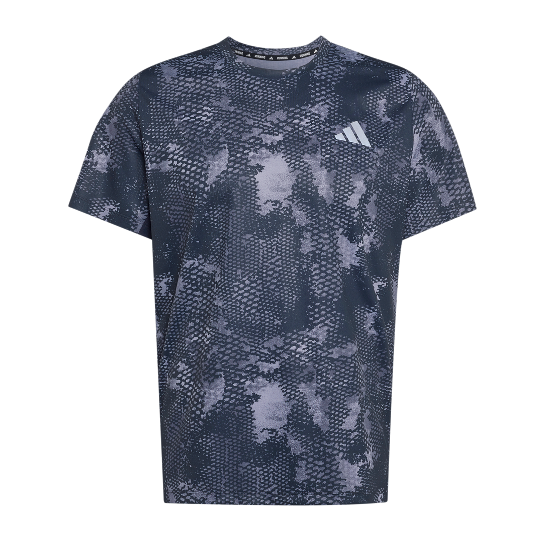 Adidas Mens ADI365 Climacool Animal Print Iconic Tee - Slate/Aurora Onix/Night Grey - AW26