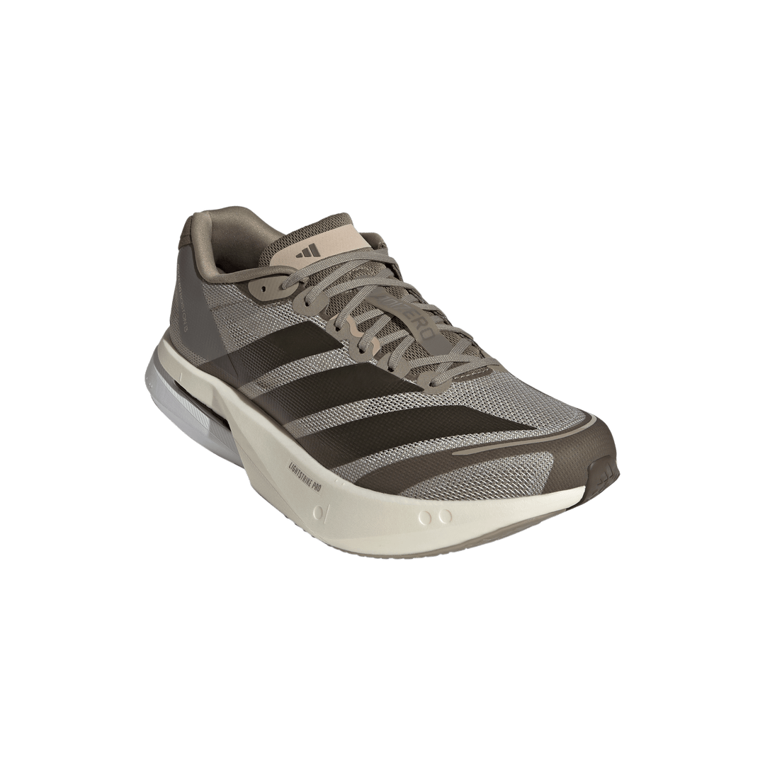 Adidas Mens Adizero Boston 13 - Clay/Shadow Olive/Branch - Neutral - AW26