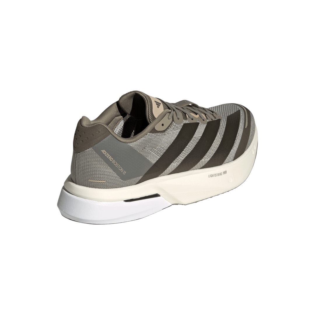Adidas Mens Adizero Boston 13 - Clay/Shadow Olive/Branch - Neutral - AW26