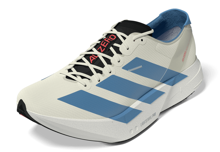Adidas Mens Adizero Adios Pro 4 - Off White/Light Blue/Bright Red - Neutral - AW26