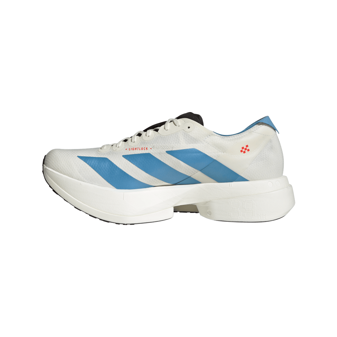 Adidas Mens Adizero Adios Pro 4 - Off White/Light Blue/Bright Red - Neutral - AW26