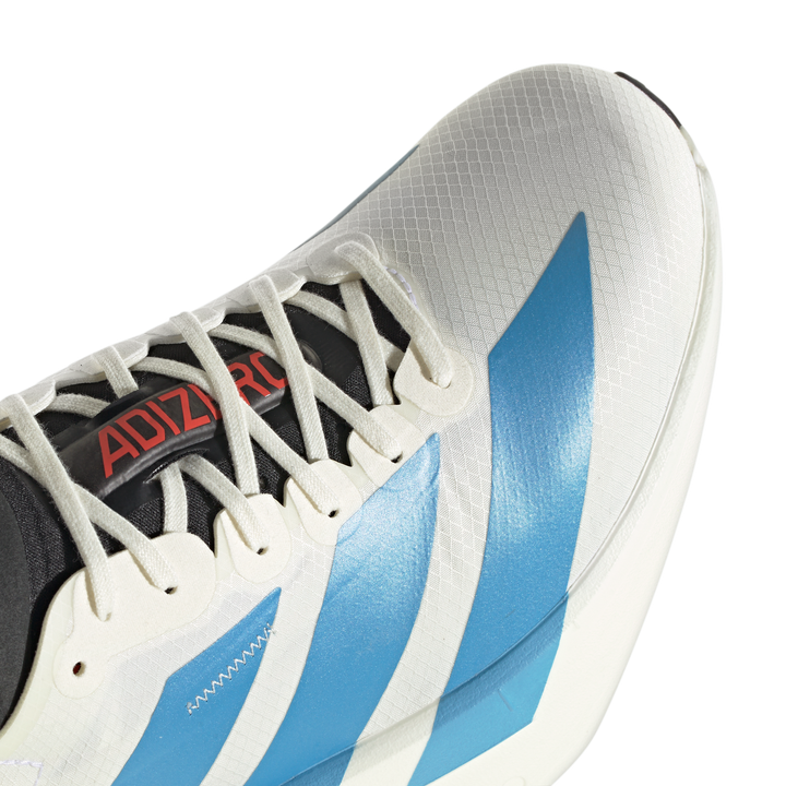 Adidas Mens Adizero Adios Pro 4 - Off White/Light Blue/Bright Red - Neutral - AW26