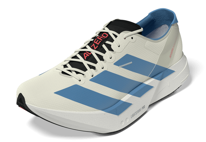 Adidas Womens Adizero Adios Pro 4 - Off White/Light Blue/Bright Red - Neutral - AW26
