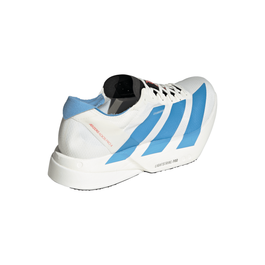 Adidas Womens Adizero Adios Pro 4 - Off White/Light Blue/Bright Red - Neutral - AW26
