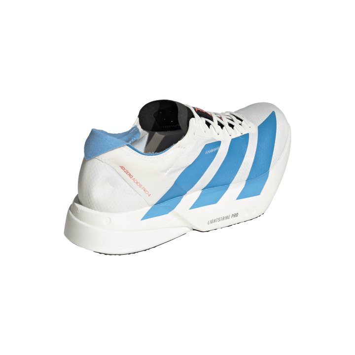 Adidas Womens Adizero Adios Pro 4 - Off White/Light Blue/Bright Red - Neutral - AW26