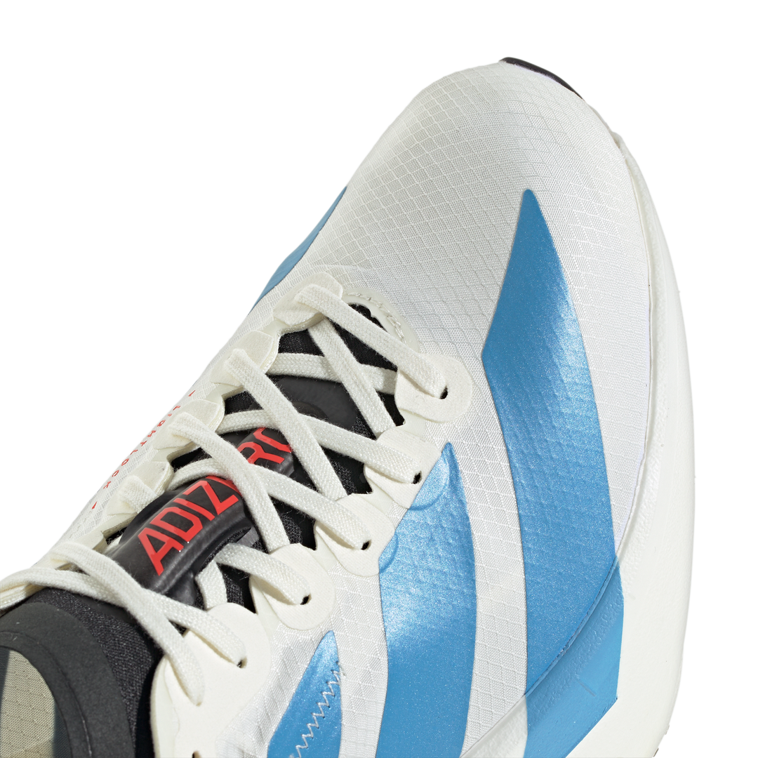 Adidas Womens Adizero Adios Pro 4 - Off White/Light Blue/Bright Red - Neutral - AW26