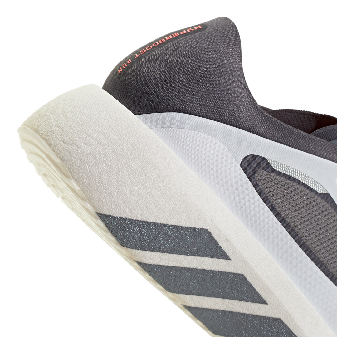 Adidas Mens Hyperboost Run - Footwear White/Aurora Onyx/Solar Turbo - Neutral - AW26