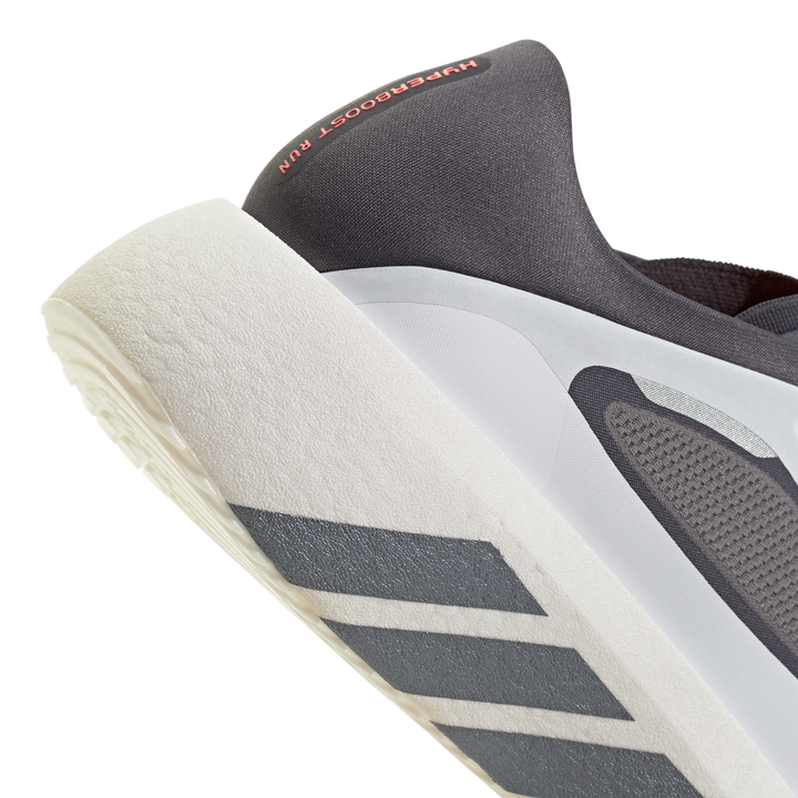 Adidas Mens Hyperboost Run - Footwear White/Aurora Onyx/Solar Turbo - Neutral - AW26