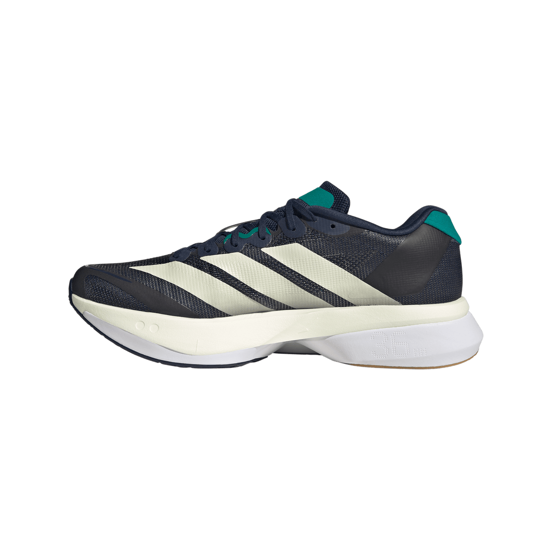 Adidas Mens Adizero Boston 13 - Night Indigo/Wonder White/Equipment Green - Neutral - AW26
