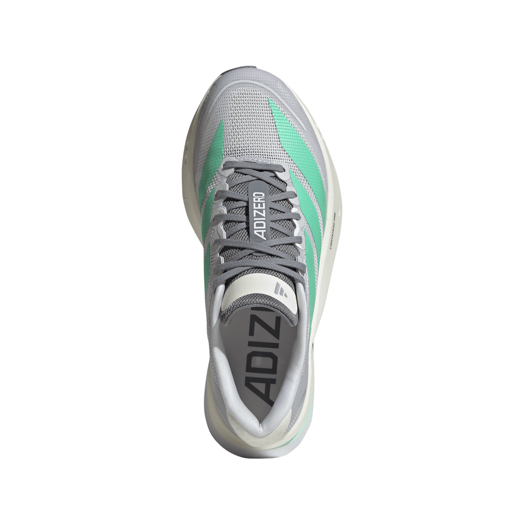 Adidas Womens Adizero Boston 13 - Dash Grey/Pulse Mint/Haze Coral - Neutral - AW26