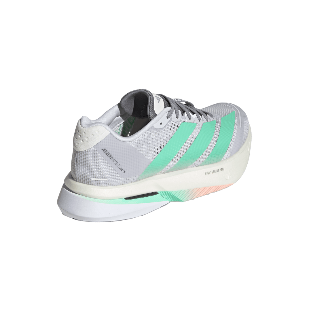 Adidas Womens Adizero Boston 13 - Dash Grey/Pulse Mint/Haze Coral - Neutral - AW26