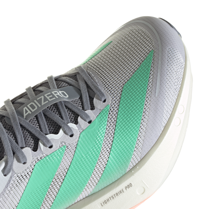 Adidas Womens Adizero Boston 13 - Dash Grey/Pulse Mint/Haze Coral - Neutral - AW26