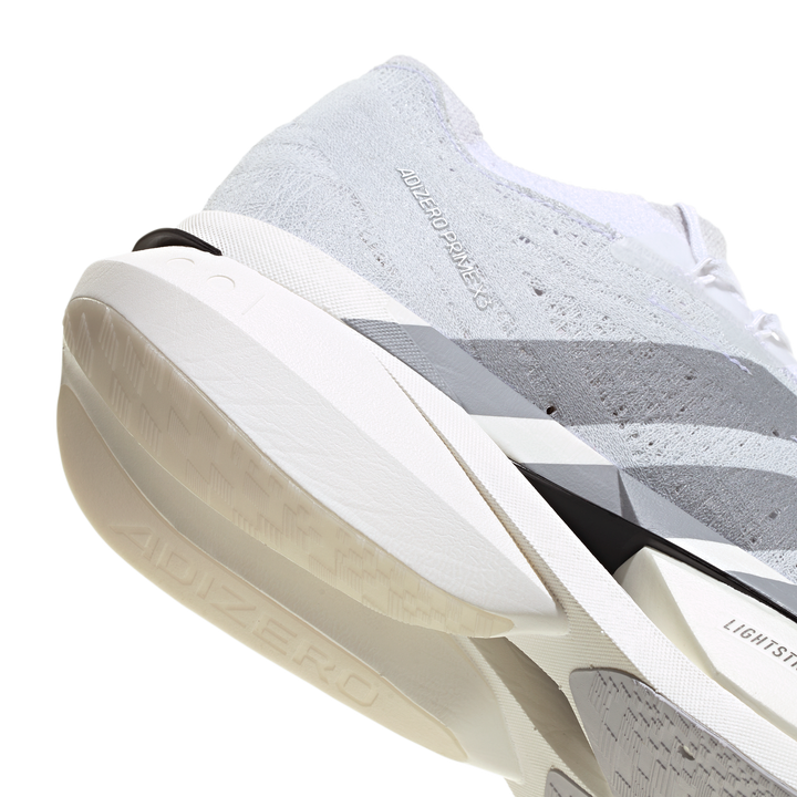 Adidas Mens Adizero Prime X3 Strung - Footwear White/Dash Grey/Grey Three - Neutral - AW26