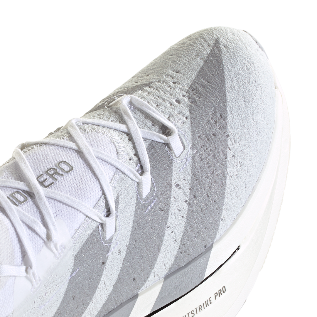 Adidas Mens Adizero Prime X3 Strung - Footwear White/Dash Grey/Grey Three - Neutral - AW26