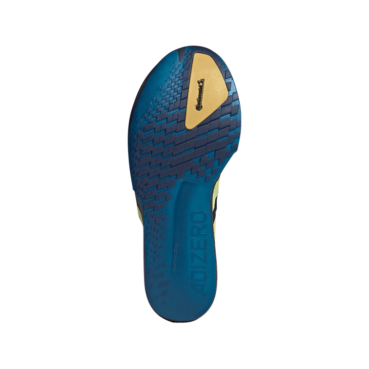 Adidas Mens Adizero Adios 9 - Dark Blue/Yellow Tint/Clear Pink - Neutral - AW26