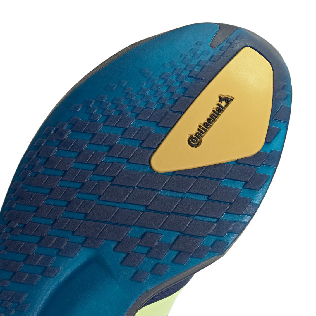 Adidas Mens Adizero Adios 9 - Dark Blue/Yellow Tint/Clear Pink - Neutral - AW26