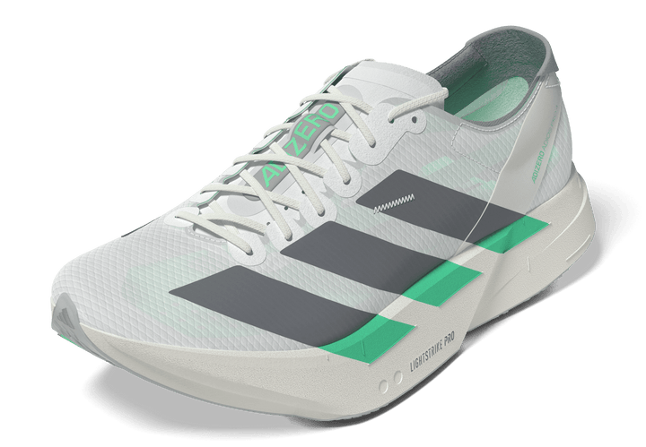 Adidas Womens Adizero Adios Pro 4 - Footwear White/Iron Metallic/Pulse Mint - Neutral - AW26
