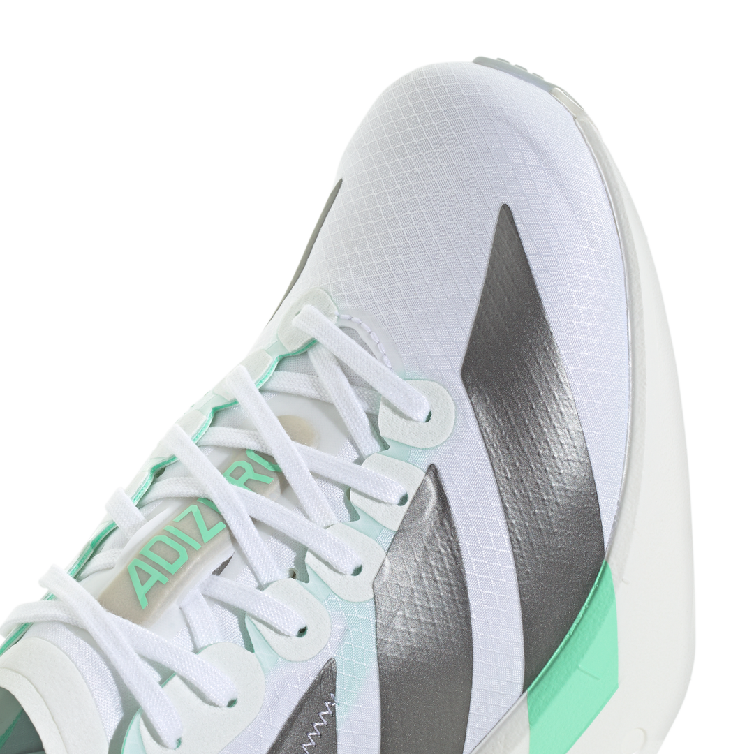 Adidas Womens Adizero Adios Pro 4 - Footwear White/Iron Metallic/Pulse Mint - Neutral - AW26