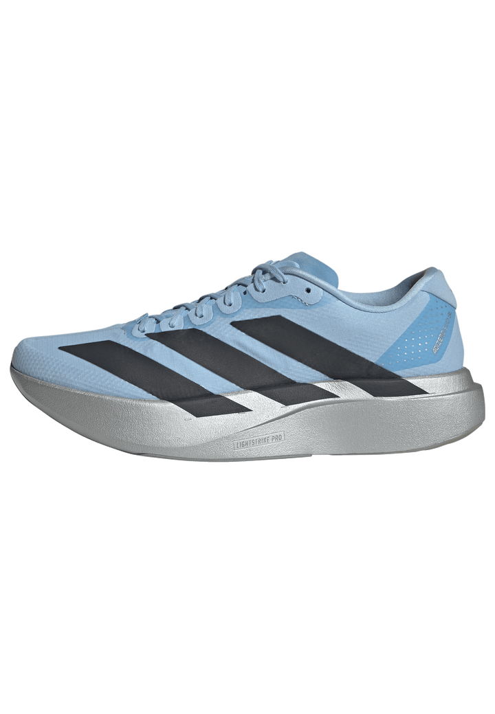 Adidas Mens Adizero Evo SL Woven - Clear Sky/Carbon/Silver Metallic - Neutral - AW26